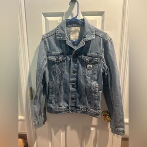 Calvin Klein Women’s Denim Trucker Jacket Light Wash Jean‎ XS